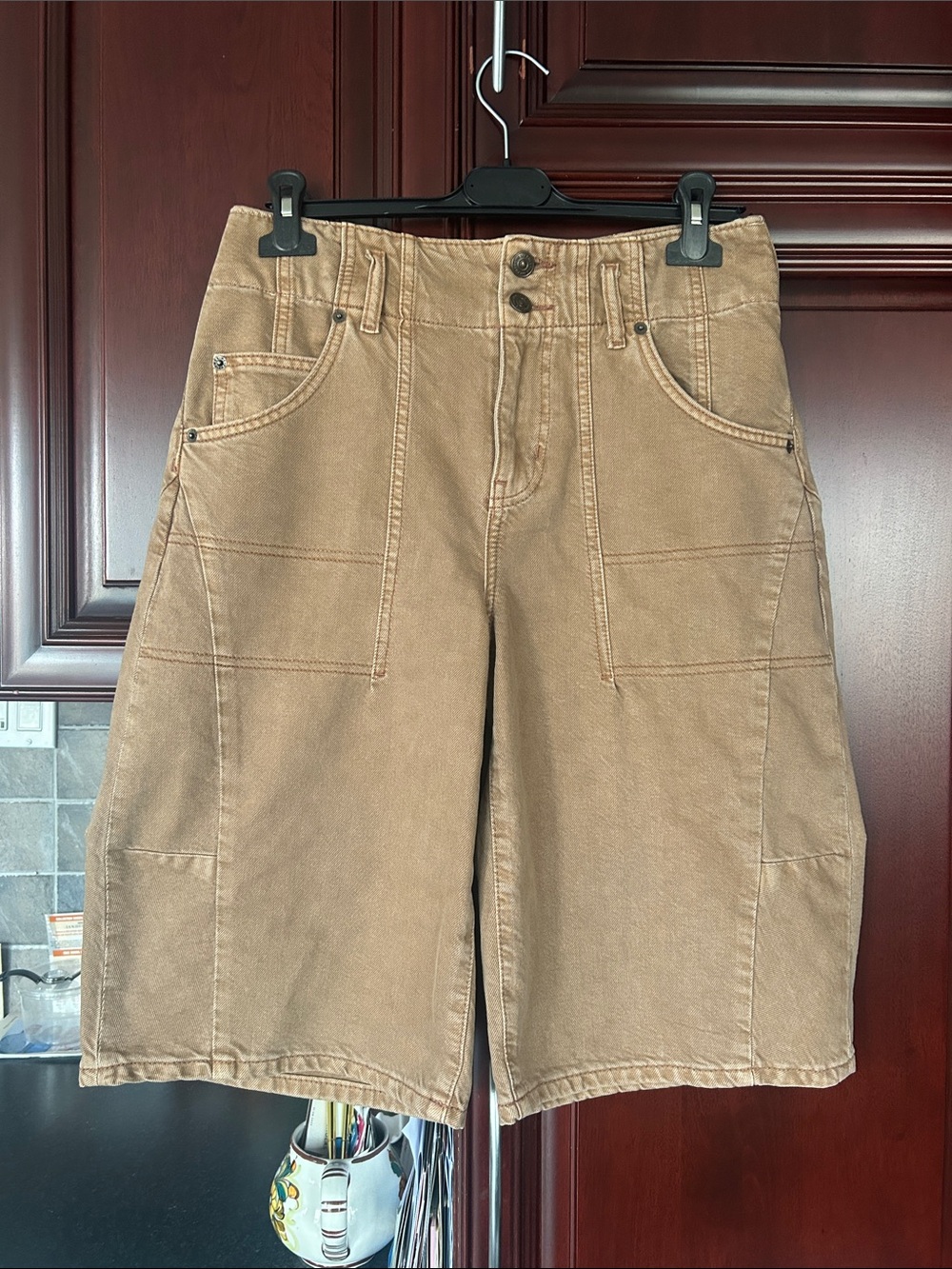 FREE PEOPLE x We The Free Extreme Measures Barrel Shorts size 28 - Picture 5 of 9